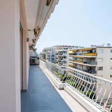 Sea View&roof Terrace Access 2min Walk From Croisette